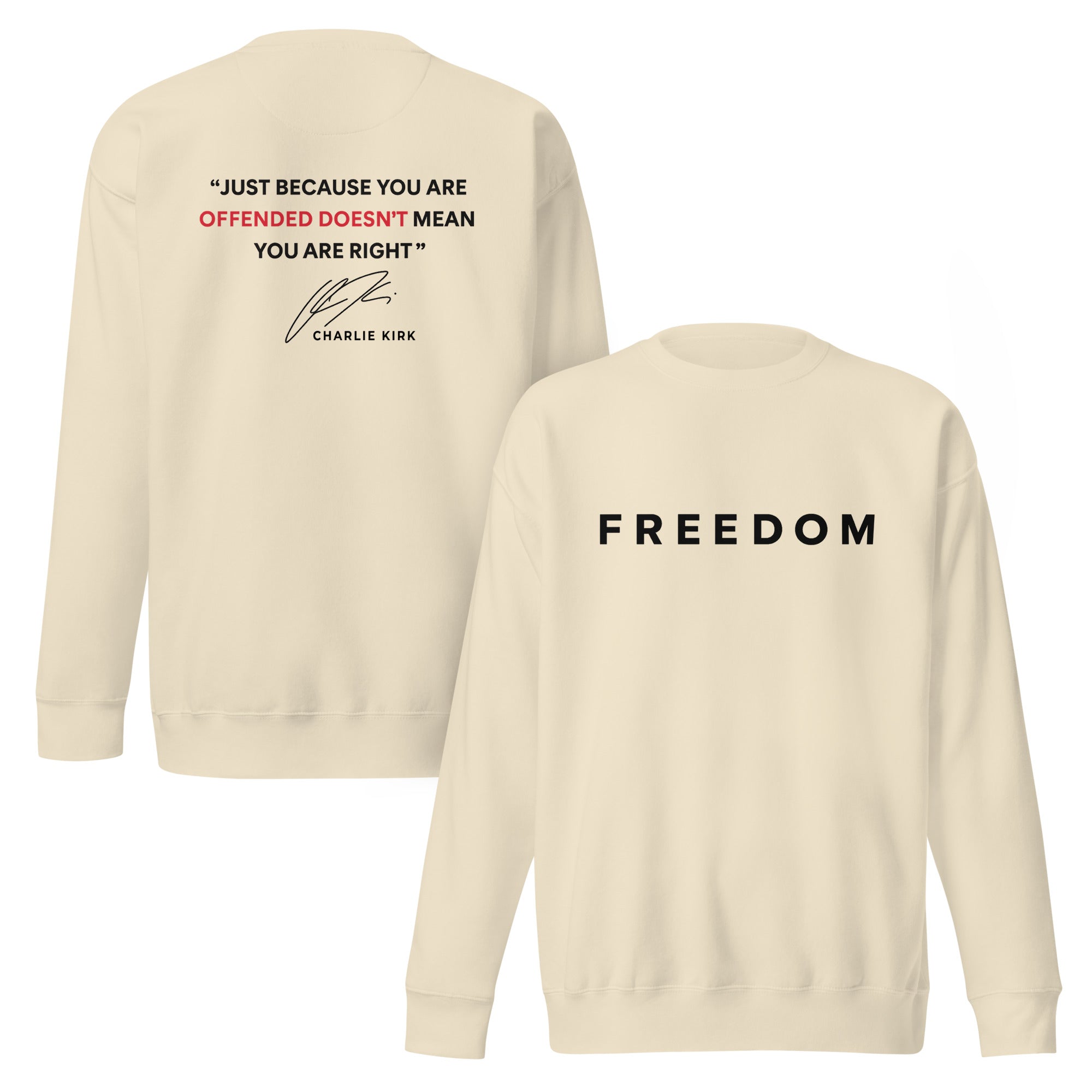 FREEDOM CK Crewneck Sweatshirt – The Kerri Lane Show
